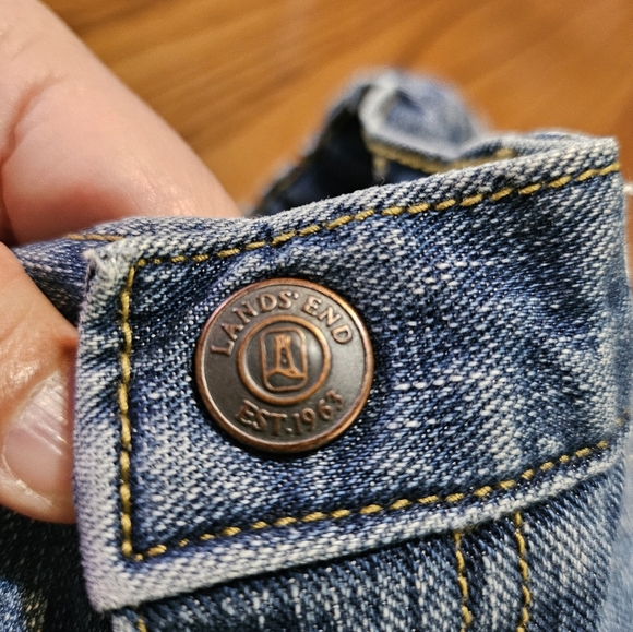 Lands' End Rolled hem jeans Size 6X - Picture 5 of 10